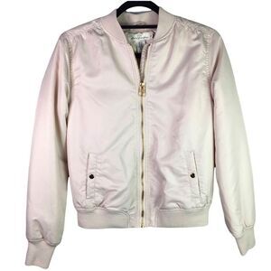 H&M Kids Pink Nylon Bomber Jacket 14Yr